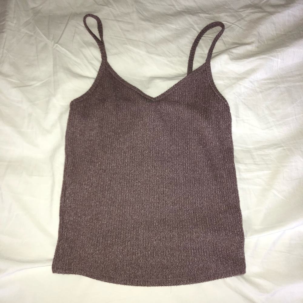 Ribbed knit tank top